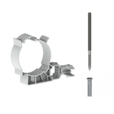 Burgerhout Easysafe muurbeugel PP 100mm wit 400452270 | CVketel.nl