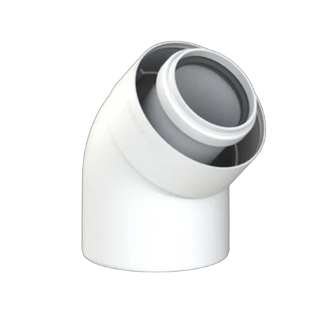 CoxDENS® Concentrische Rookgasbocht 45° 60/100 Connext X3