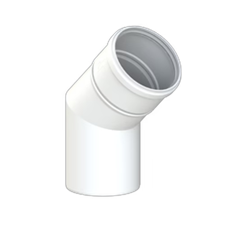 CoxDENS® Rookgasbocht 45° PP 100 mm