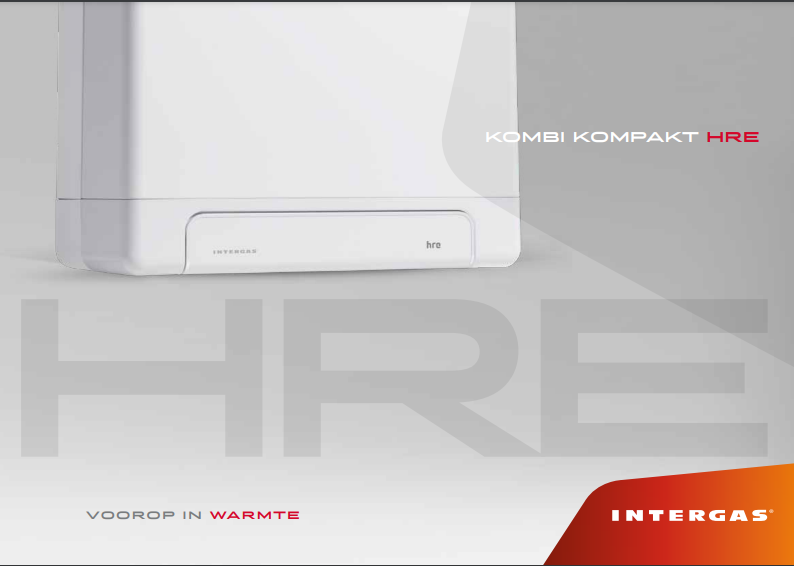Intergas Kombi Kompakt HRE 24/18 A-Label 5,4 - 17,8 kW CW3 2x80mm 043357