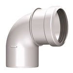 Burgerhout Safe-PP rookgas bocht 80mm 90° 400453992