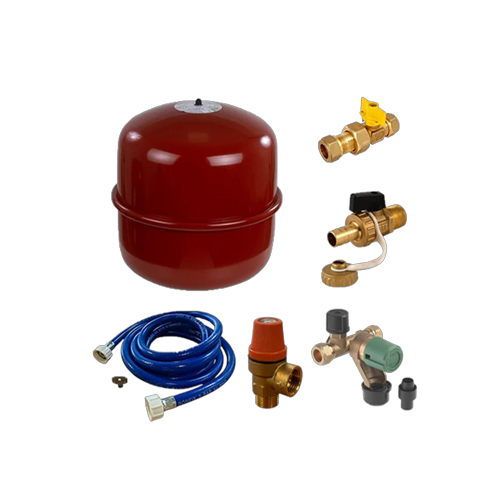 CV-ketel Aansluitset Renovatie 18L/0,5bar kopen?
Wat kan je verwachten van een Renovatie CV-ketel aansluitpakket bij CVketel.nl.
Een Bonfix vulslangset, Bonfix gaskogelkraan, Pentec inlaatcombinatie, Bonfix kogel vul- en aftapkraan,
Reflex expansievat 18 Liter en 0,5bar zonder expansievatbeugel.

Dit Renovatie aansluitset voor een CV-ketel is voor de bestaande bouw waar al een ontluchtingsbeugel geplaatst is.

| CVketel.nl