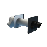 Burgerhout EasySafe PP muurdoorvoer 80/125mm met broekstuk 80/80mm | CVketel.nl