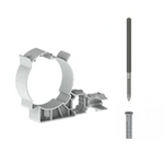 Burgerhout Easysafe muurbeugel PP 100mm wit 400452270