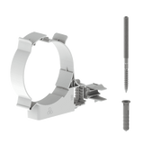 Burgerhout Easysafe muurbeugel PP 80mm wit 400452203 | CVketel.nl