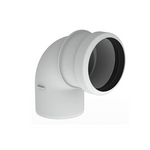 Burgerhout Safe-PP rookgas bocht 80mm 90° 400453992