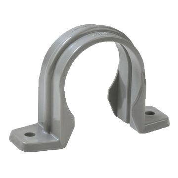 Dyka PVC Omegazadel 40mm grijs 20021883