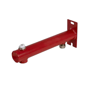 Expansievatbeugel 3-gats rond rood met puntstuk en ontluchter | CVketel.nl