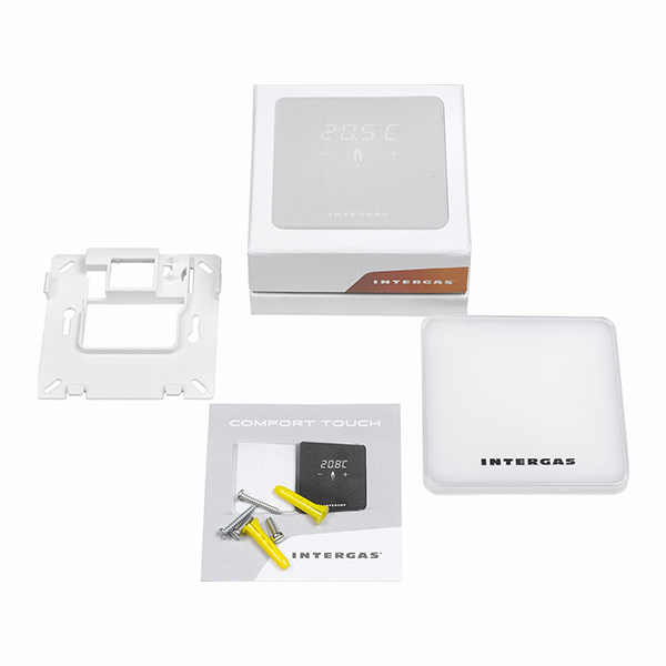 Intergas Comfort Touch wit thermostaat modulerend 030004 kopen?

✅Thermostaat van het merk Intergas.
✅Daarnaast ondersteunt hij Opentherm.
✅Bovendien is er Smart Power ondersteuning.
✅Verder is het een thermostaat zonder batterijen voor Intergas CV-ketels.
✅Tot slot kan hij werken met een gateway voor app-bediening. | CVketel.nl