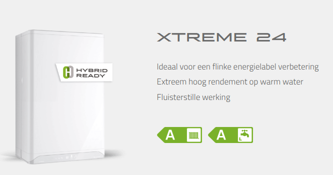 Intergas Xtreme 24 4,0 - 13,6 kW CW3 2x80mm 015044