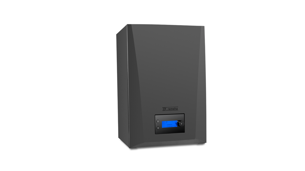 Remeha Quinta 45 HR Soloketel
met excentrische rookgasaansluiting 2 x 80 mm 8,0 - 40,8 kW 7843853 kopen? | CVketel.nl