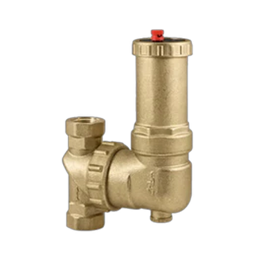 RBM Airterm UP luchtafscheider voor CV-ketel 28mm met draaibare aansluiting Serie 2649 | CVketel.nl